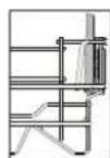 IKEA LAGAN 306.273.64 - Klappbare Ablagen mit verstellbarer Position - 1
