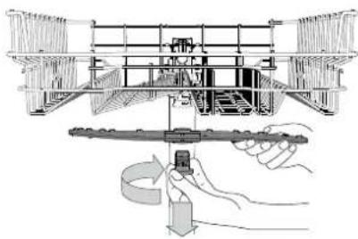 IKEA LAGAN 306.273.64 - Limpar os braços aspersores - 1