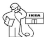 IKEA LAGAN 306.273.64 - Sādan kontaktes vi, his du har brug for vores service - 1