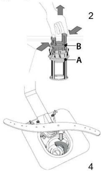 IKEA LAGAN 306.273.64 - De afwasmachine mag nicht worden gebrukt zonder filters of als het filter is losgeraatk. - 2