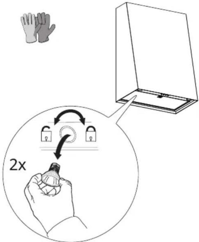 IKEA FIVELSBO 806.203.22 - Austausch der Lampen - 1