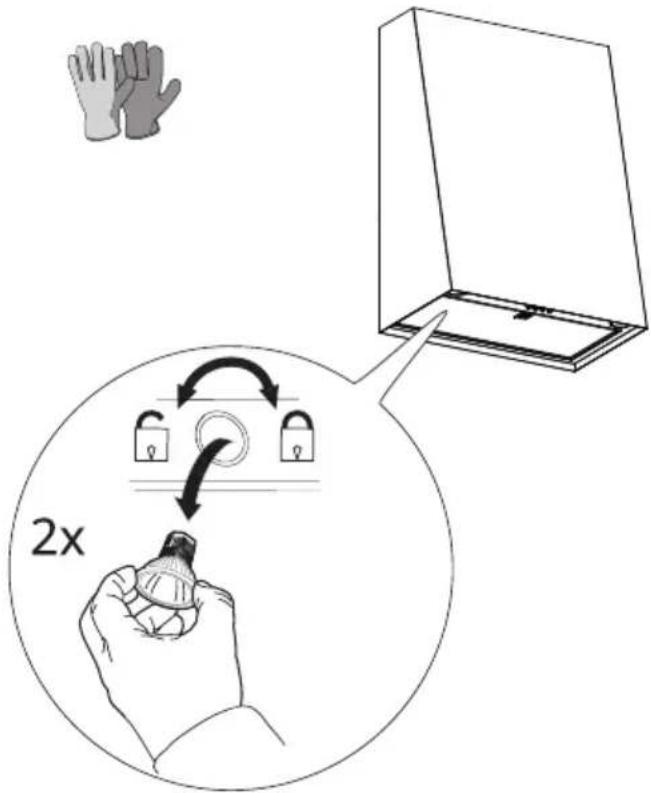 IKEA FIVELSBO 806.203.22 - Udskiftning af pærer - 1