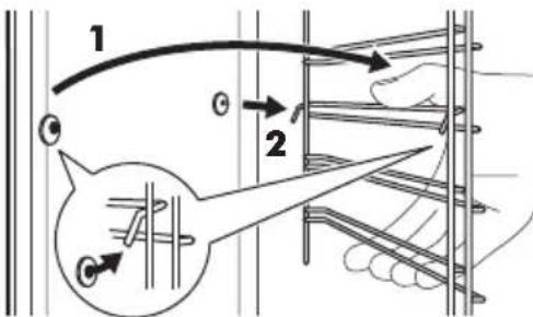 IKEA FRILLESBO 406.002.36 - Αφαίρεση των στηριγμάτων σχαρών - 1