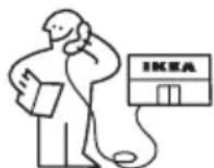 IKEA FRILLESBO 406.002.36 - Yhteydenotot palvelua tarvittaessa - 1