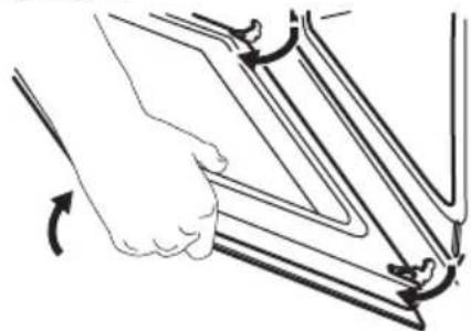 IKEA FRILLESBO 406.002.36 - Luukun irrottaminen ja asentaminen - 4