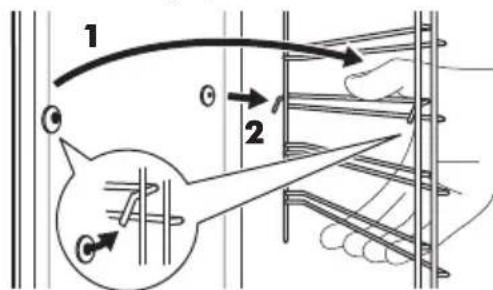 IKEA FRILLESBO 906.002.86 - Uunipeltien kannattimien irrotus - 1