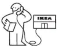 IKEA FRILLESBO 906.002.86 - Yhteydenotot palvelua tarvittaessa - 1
