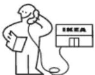IKEA FRILLESBO 906.002.86 - Sådan kommer du i kontakt med os, hvis du har brug for vores service - 1