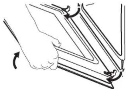 IKEA FRILLESBO 906.002.86 - Luukun irrottaminen ja asentaminen - 4