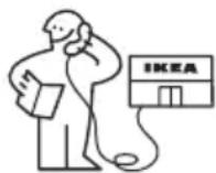 IKEA FRILLESBO 906.002.86 - Como nos pode contactar se necessitar dos nossos serviços - 1