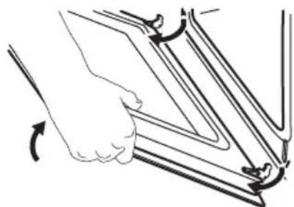 IKEA FRILLESBO 906.002.86 - Remover e instalar a porta - 4