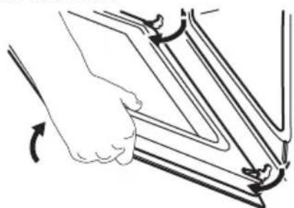 IKEA FRILLESBO 906.002.86 - Rimozione e installazione della porta - 4