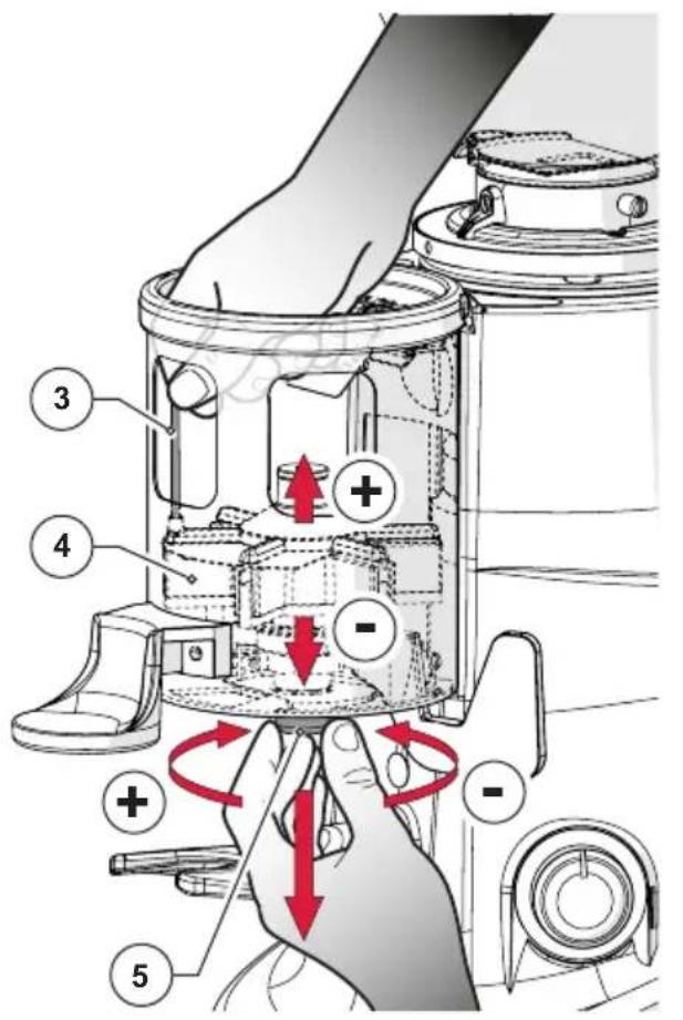 Fiorenzato F71 DK - Dosiereinstellung (nur bei Kaffemühlen mit Dosierer) - 2