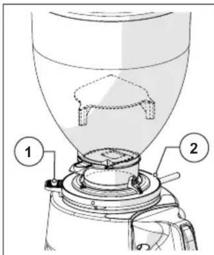 Fiorenzato F71 DK - - Protection de la sortie du café sur les moulins-doseurs (Fig. 4) - 3