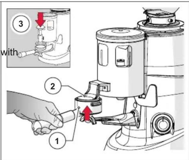Fiorenzato F71 DK - Dose pressing (only on coffee grinder-dosers) - 1