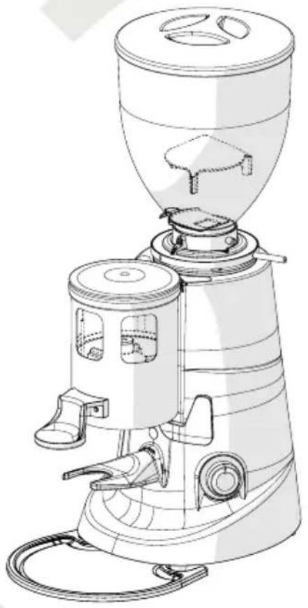 Fiorenzato F71 DK - Moulin à café pour épicerie - 1
