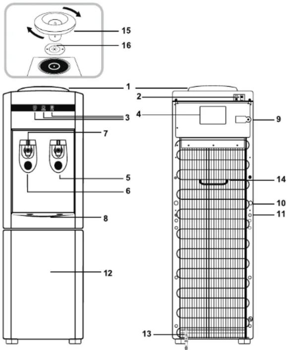 HONEYWELL HWBAP1052S2 - COMPONENTES Y CARACTERISTICAS - 1