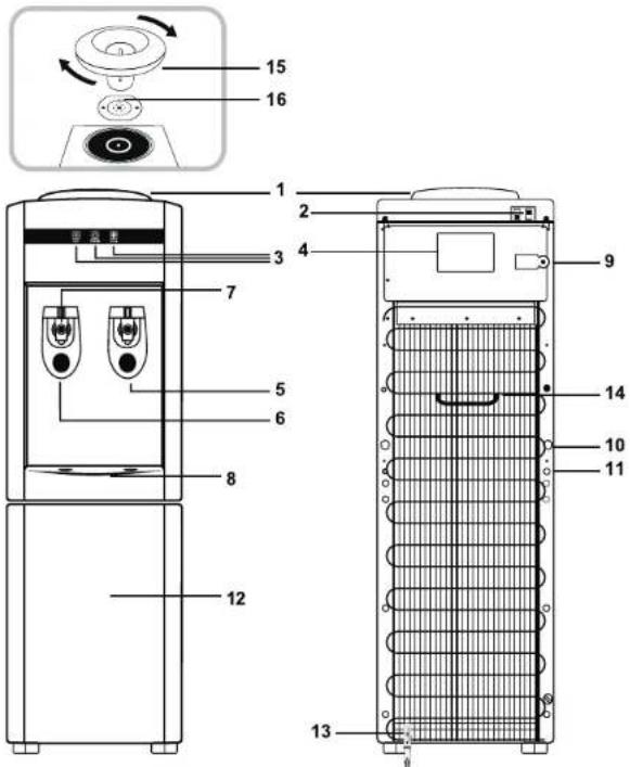 HONEYWELL HWBAP1052B2 - COMPONENTES Y CARACTERISTICAS - 1