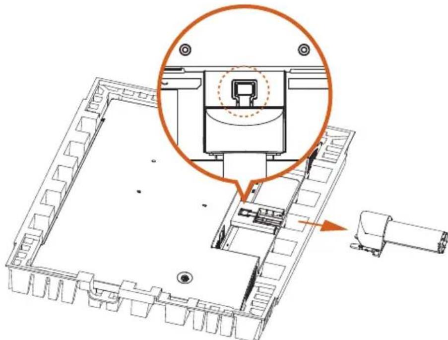 ASROCK CL27FFB - Démontage du bras et de la base du support - 2