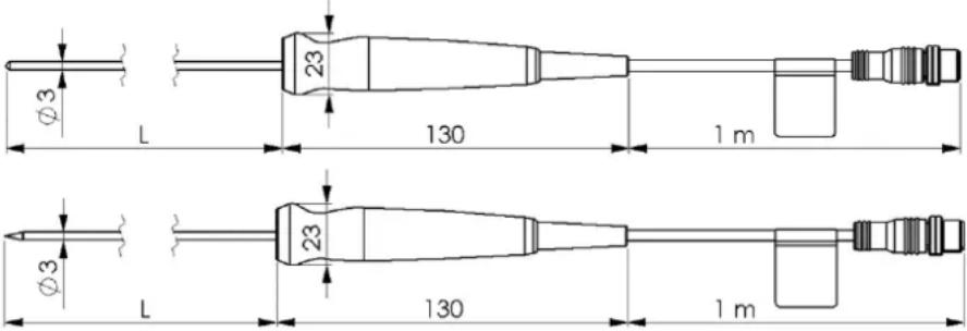 Senseca DX 121 - Adjustment at one of the available points: - 2