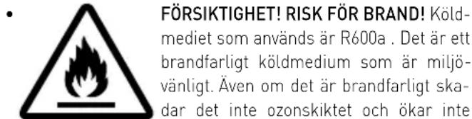 Arktic 274231 - • VAR FÖRSIKTIG! RISK FÖR BRÄNNSKADOR! HETA - 1