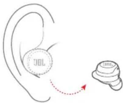 JBL Live Free NC+ TWS - AUTO PLAY/PAUSE - 5