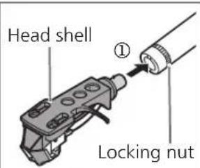 TECHNICS SL-50C - Attaching the head shell - 1