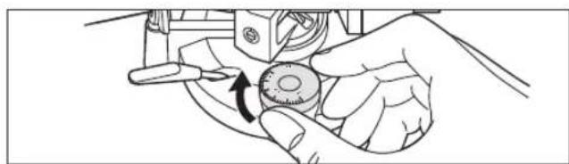 TECHNICS SL-50C - Turn the anti-skating control to adjust it to the same value as the stylus pressure control. - 1