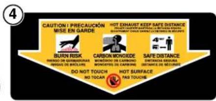 Cummins Onan P4500iDF - ADVERTENCIA - 4