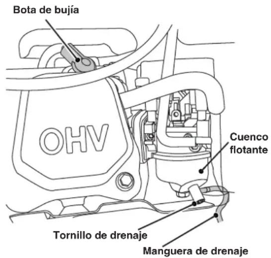 Cummins Onan P4500iDF - DRENAJE DEL BOWL FLOTADOR - 1