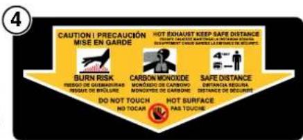 Cummins Onan P4500iDF - A VERTISSEMENT - 4