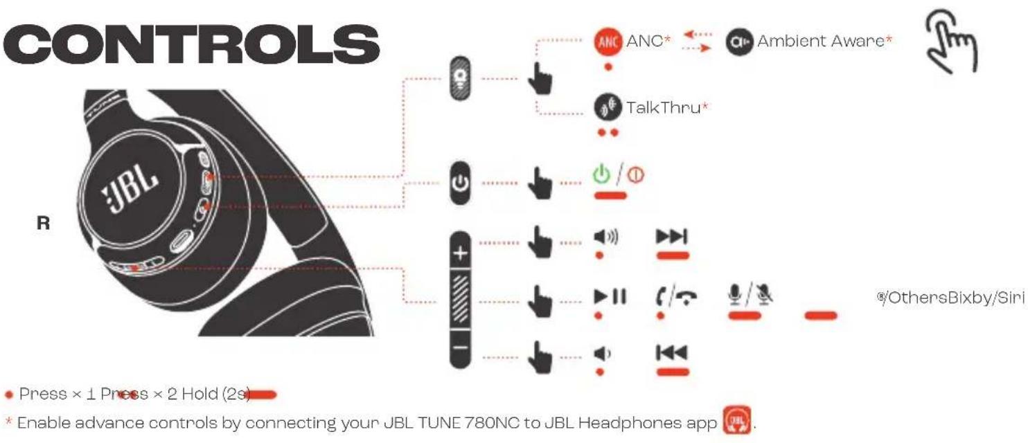 JBL Tune 780NC - MULTI-POINT CONNECTION - 3