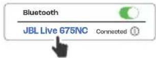 JBL Live 675NC - POWER ON &amp; CONNECT - 16