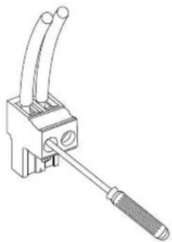 JBL Control 414C/T Micro - OPTIONAL: INSTRUCTIONS FOR MOVING STRAIN RELIEF TOP PANEL - 5