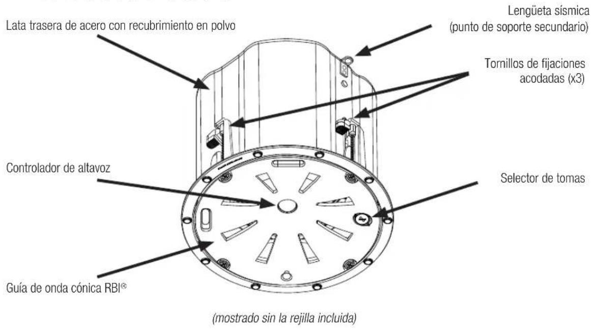 JBL Control 414C/T Micro - IDENTIFICACIÓN DE CARACTERÍSTICAS DE PRODUCTO - 1