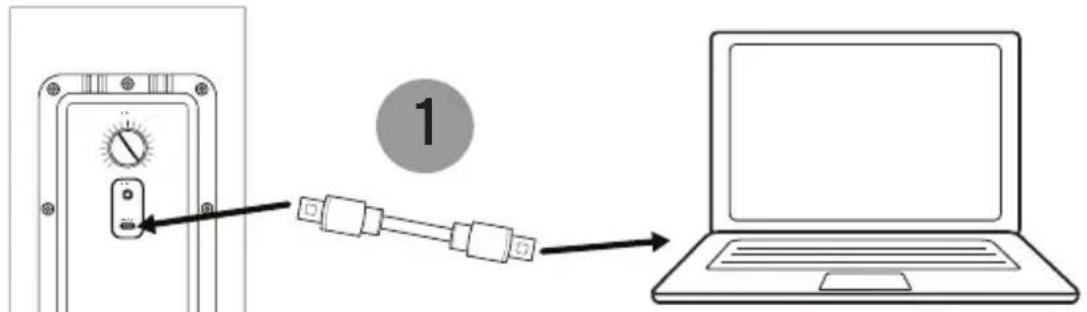 KLIPSCH ProMedia Lumina - CONNECTIONS - USB TO COMPUTER - 1