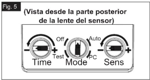 Vaxcel Lombard T0736 - Opciones de personalización Retraso de apagado - 1