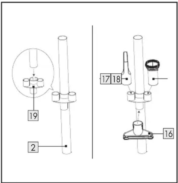 SILVERCREST SBZBK 850 B2 - Positionnement d'accessoires - 1