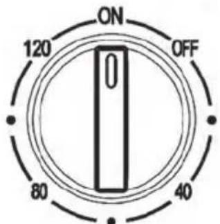 SILVERCREST STV 50 I1 - Zapnutie a vypnutie ventilátora - 1