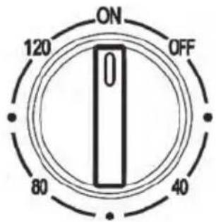 SILVERCREST STV 50 I1 - Switching the fan on and off - 1