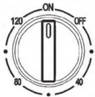 SILVERCREST STV 50 I1 - Mise en marche et arrêt du ventilateur - 1