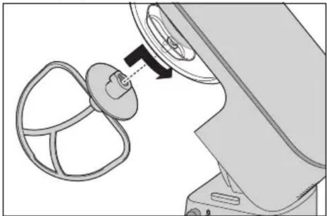 SILVERCREST SKM 600 F1 - Inserimento dell'accessorio per mescolare - 1