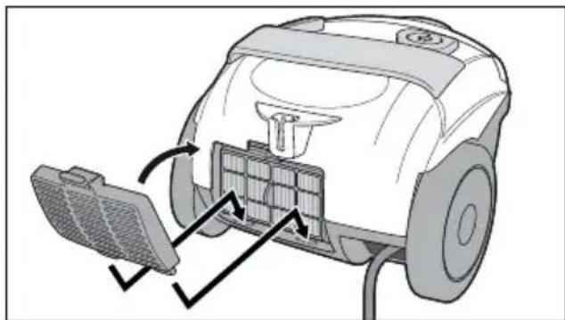 SILVERCREST SBBK 700 A2 - Exhaust air filter / Paper filter (EPA) - 4