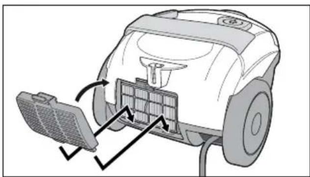 SILVERCREST SBBK 700 A2 - Filtr powietrza wywiewanego / filtr papierowy (EPA) - 4