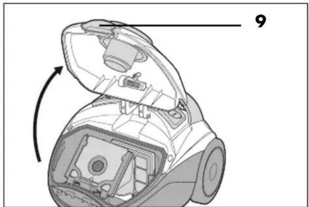 SILVERCREST SBBK 700 A2 - Retirer le sac à poussière - 1