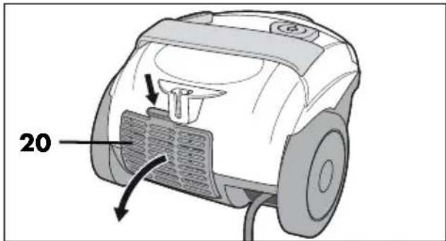 SILVERCREST SBBK 700 A2 - Exhaust air filter / Paper filter (EPA) - 1