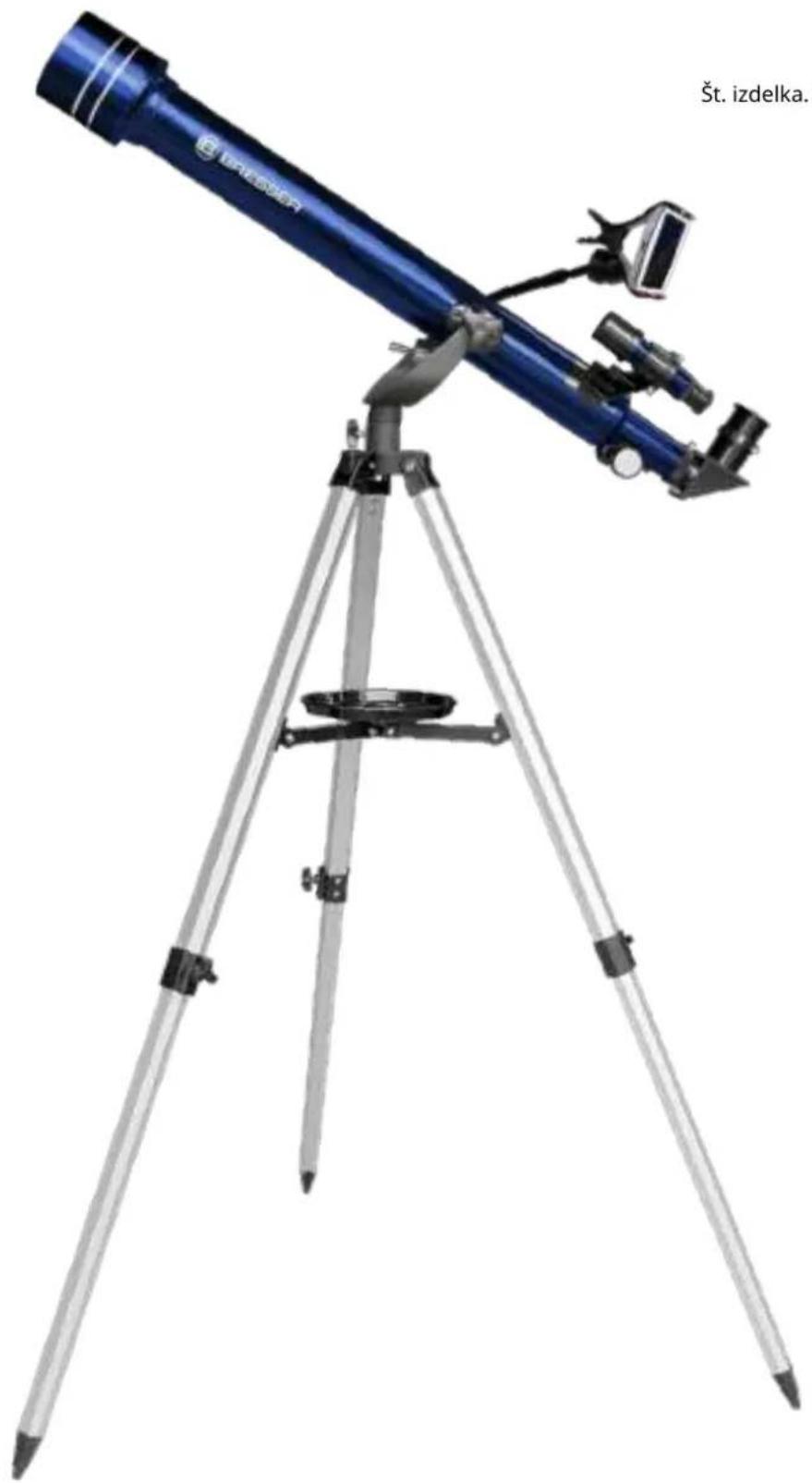 BRESSER Skylux 60/700 AZ - Refraktorski teleskop z azimutno namestitvijo - 1