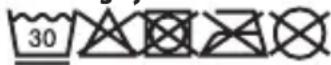 BEBE CONFORT Apollo i-Size - Washing symbols: - 1