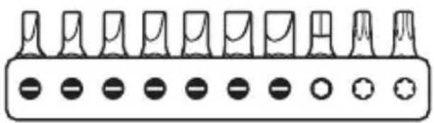 PARKSIDE PAS 5 D5 - Screw bits x 25 mm - 2