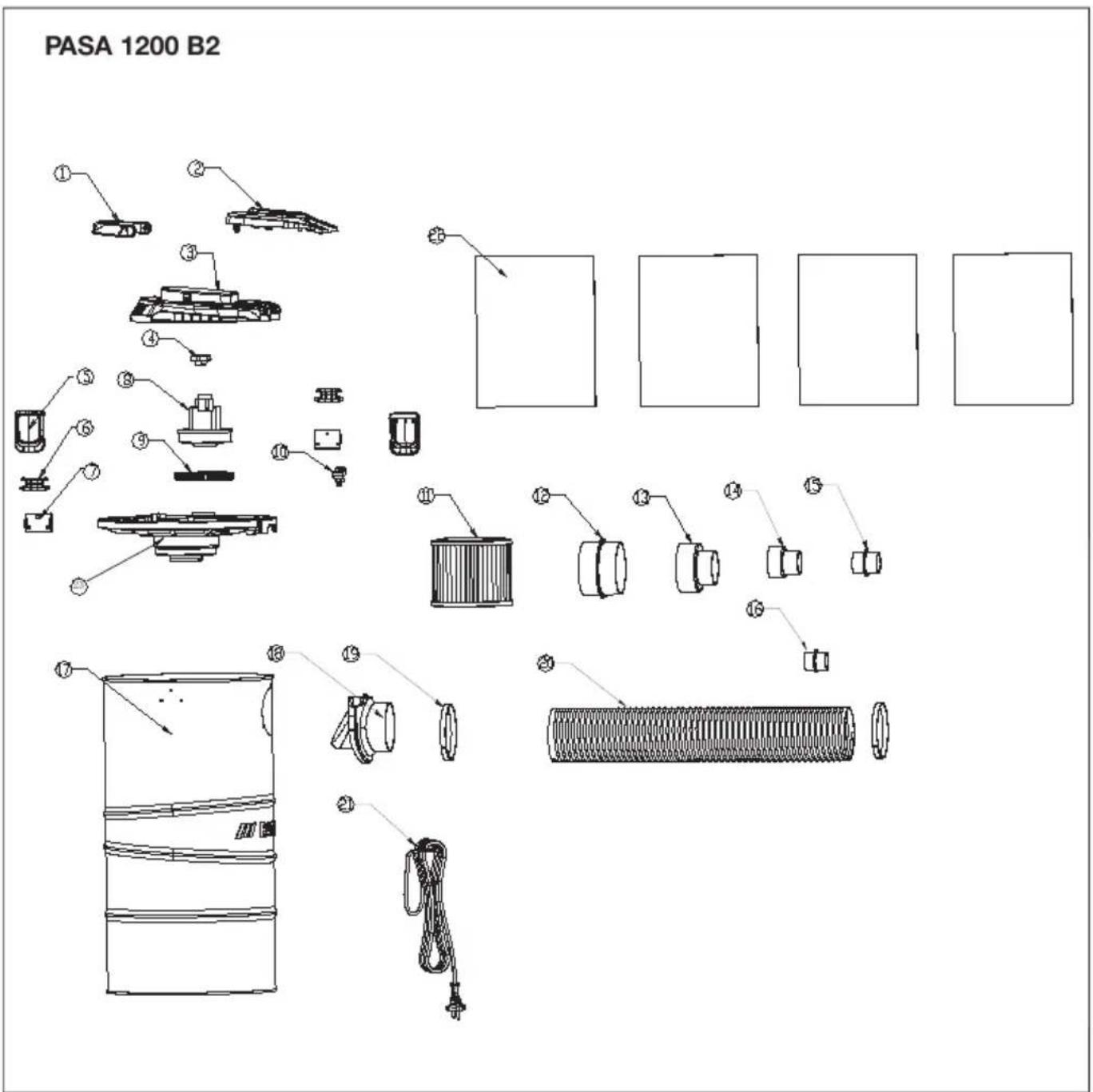 PARKSIDE PASA 1200 B2 - Sommaire - 4